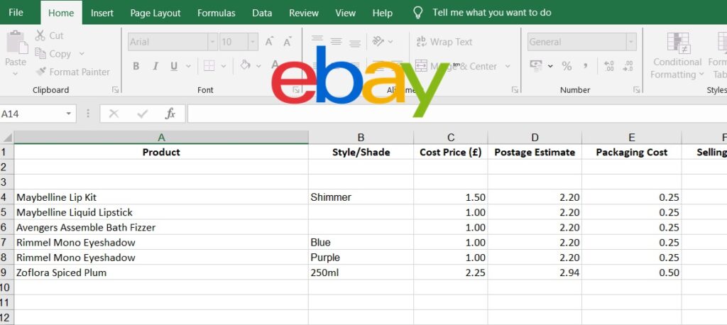 eBay Price Calculator