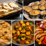 5 Easy Family Meals in One Meal Prep Session + Banana Mini Muffins