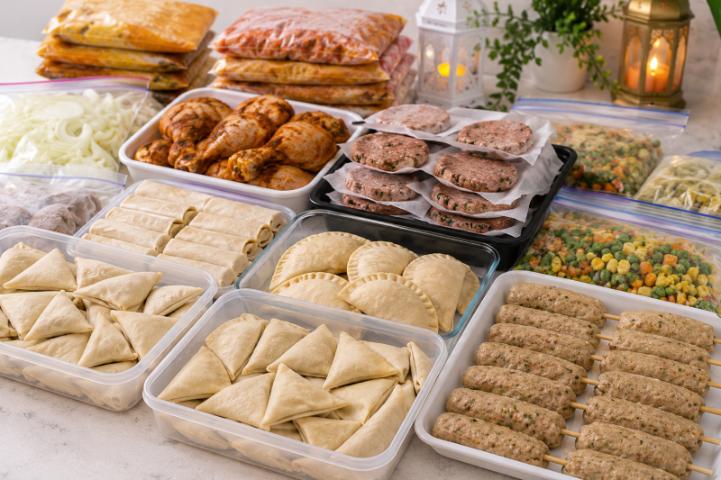 Ramadan Food Preparation 2025 – My Big Make & Freeze Ramadan Prep